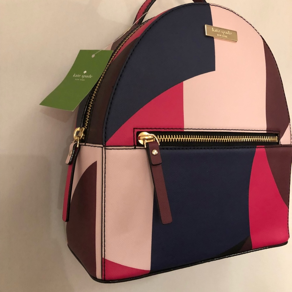 KATE SPADE Laurel Way Geo Spotlight Sammi Backpack - Picture 3 of 8